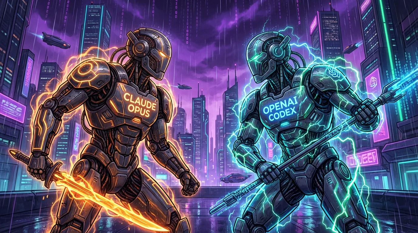 AI Arms Race Opus vs Codex thumbnail
